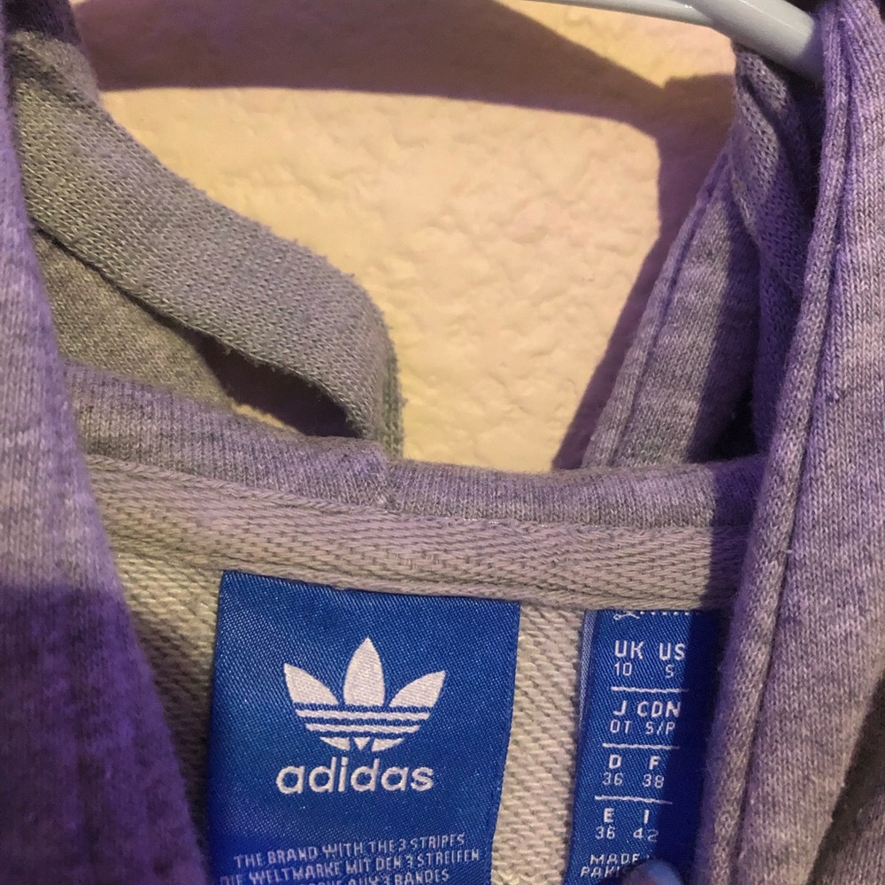 Grey Adidas Hoodie - Picture 2 of 2